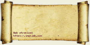 Brnča Kovlenić vizit kartica